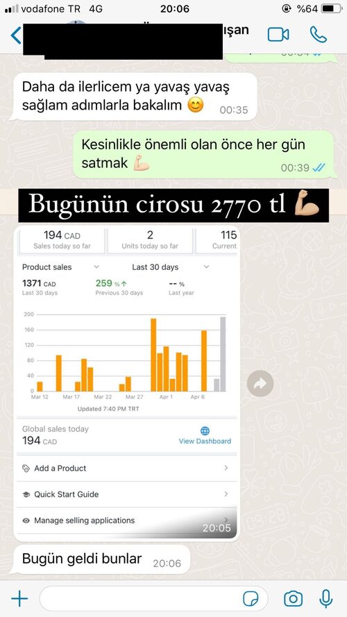 Yüzde 259 ciro büyümesi ekran görüntüsü